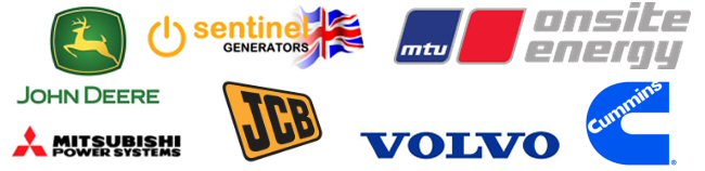 Supported Brands - Diesel Generators - CAT - MTU - Sentinel - Olympian - Volvo - John Deer - Cummins